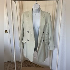 Mango mint green blazer NWT XS